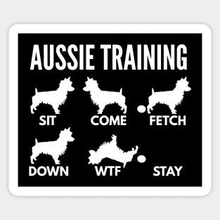 Aussie Training Australian Terrier Tricks Sticker